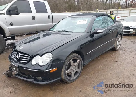 2005 Mercedes-Benz Clk 500 из США, поврежденный, VIN WDBTK75G75T036214